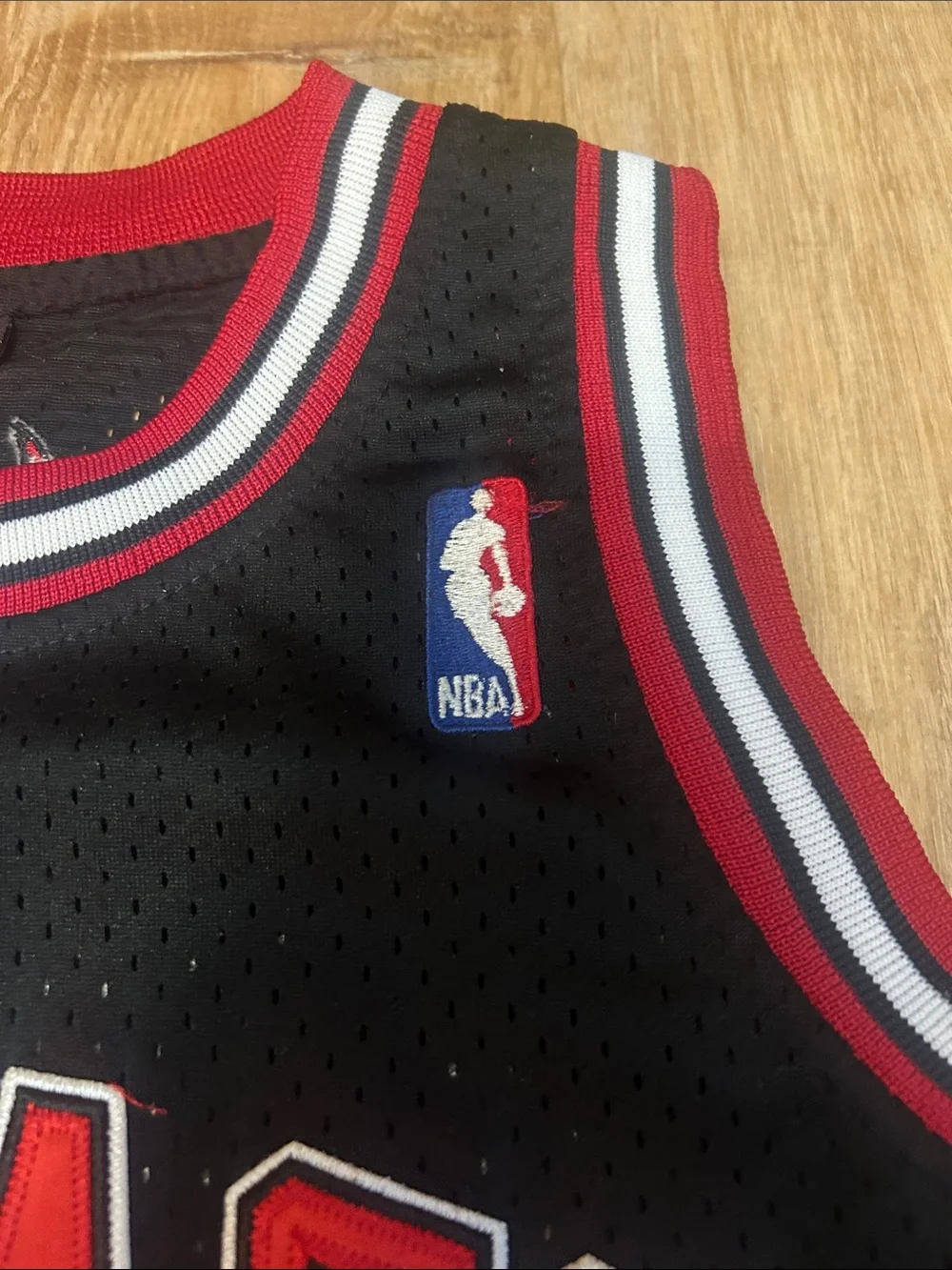 Nike Chicago Basketball Jersey in Black and Red